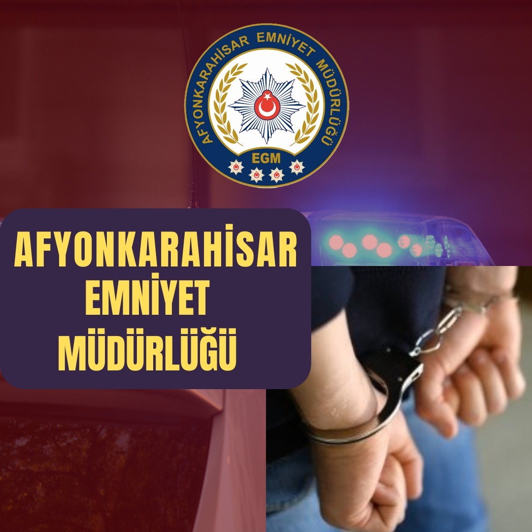 Afyon Emniyetten suçlulara kaçış yok!